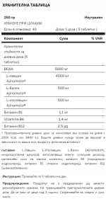 Tsunami Nutrition - BCAA Pure Professional 8:1:1 Ajinomoto® 200 таблетки / 40 дози - Image 2