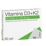 TN Pharma - Vitamina D3 + K2 - 60 таблетки / 60 дози